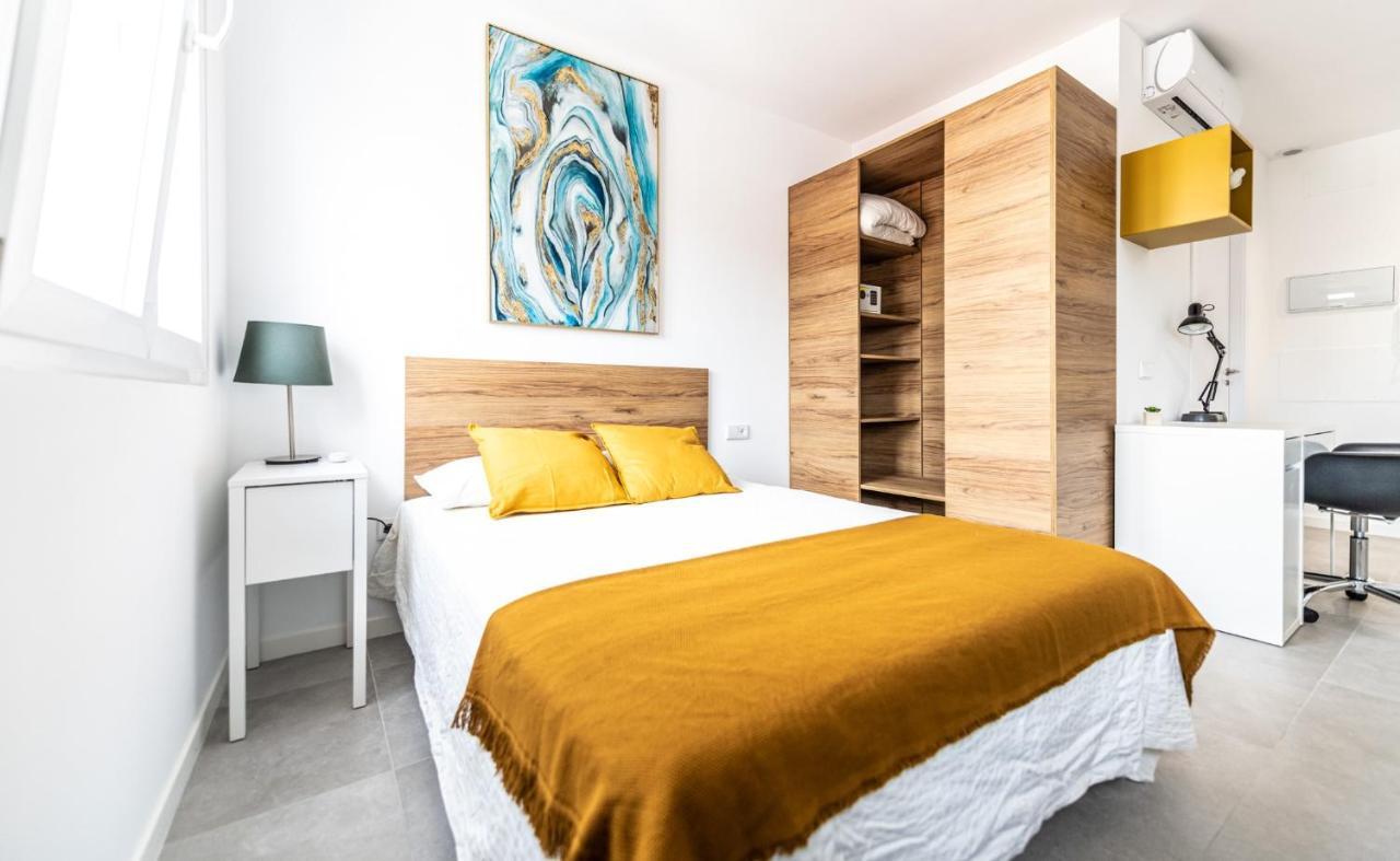 Acogedor Estudio A Metros De La Playa, Con Zonas Comunes Y Terraza 3B Валенсия Екстериор снимка